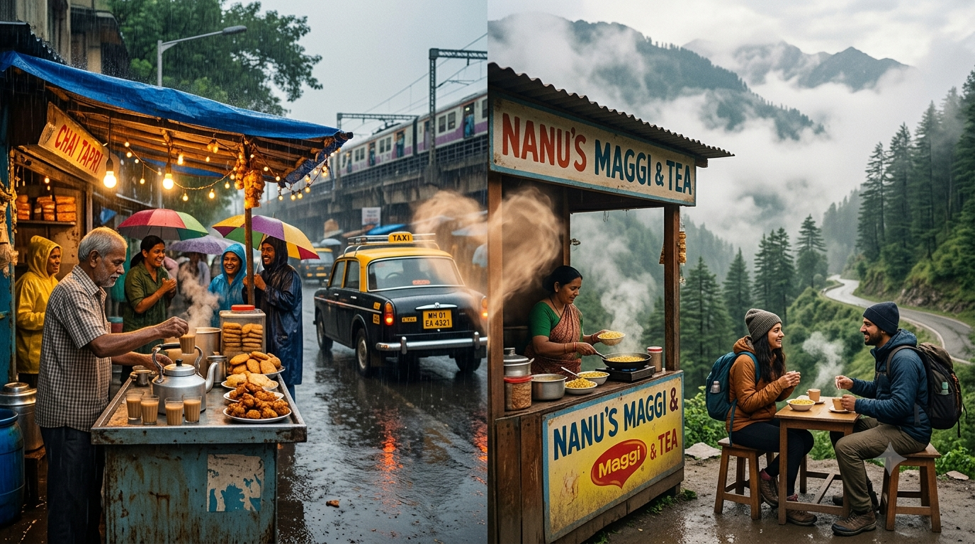 Sheher ki Tapri Chai Vs Pahado wali Maggie