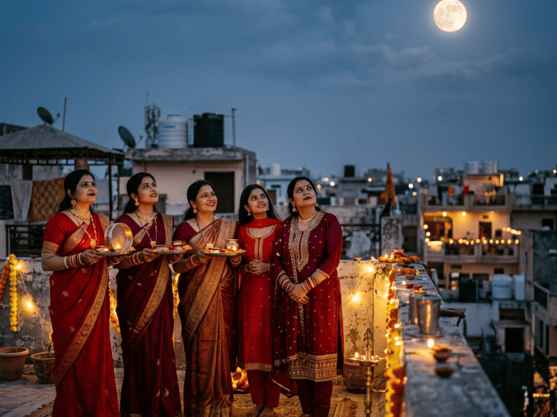 Experience Karva Chauth: Celebrating Love through witnessing&nbsp;Moon!